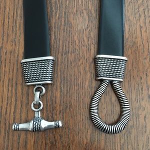 Cipriani | Black Leather Belt